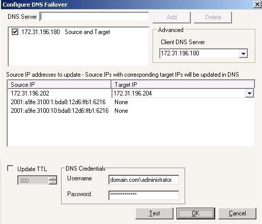 Configuring DNS Failover